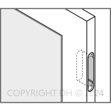 Scharnierinkrozing K8080 per 2